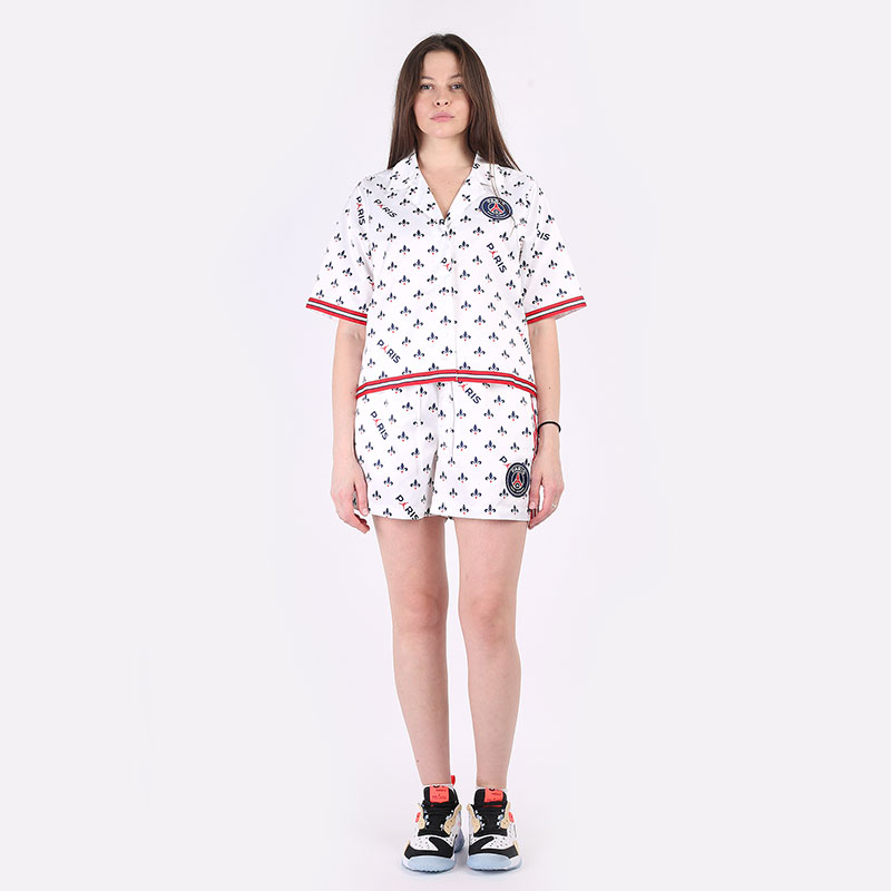 Женская рубашка Jordan Paris Saint-Germain Women's Short-Sleeve Printed Top (DC0451-100)  - цена, описание, фото 7